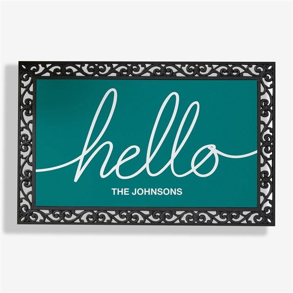 Personalized Doormats - Hi, Hello, Welcome - 23572