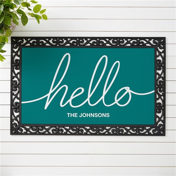 Personalized Doormats - Hi, Hello, Welcome - 23572