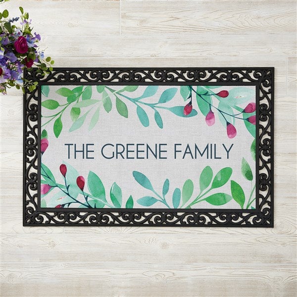 Personalized Doormats - Spring Floral - 23573