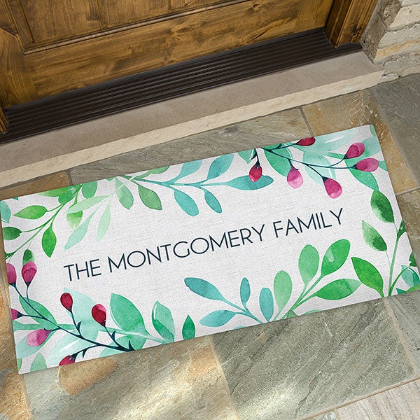 Personalized Doormats - Spring Floral - 23573