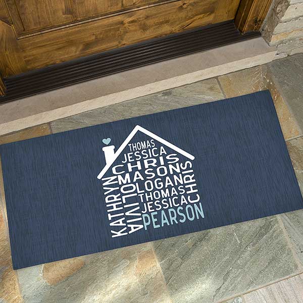 Personalized Doormats - Family Home - 23577