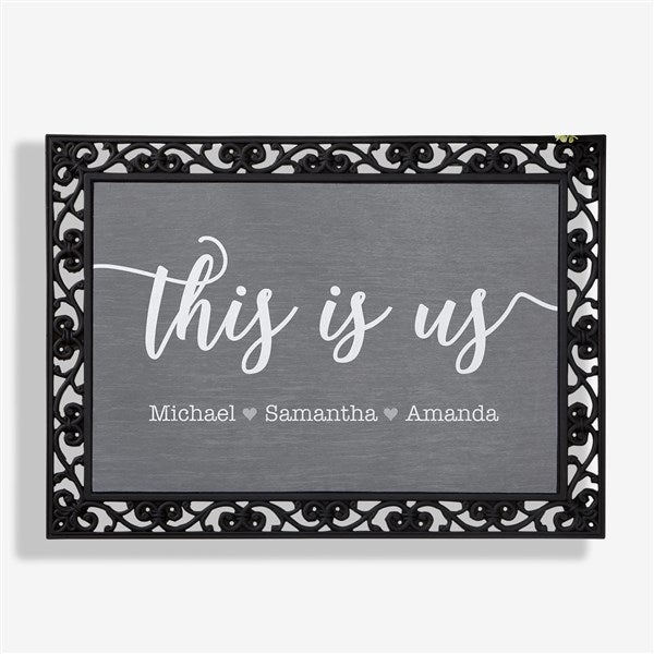 This is Us Personalized Doormats - 23594