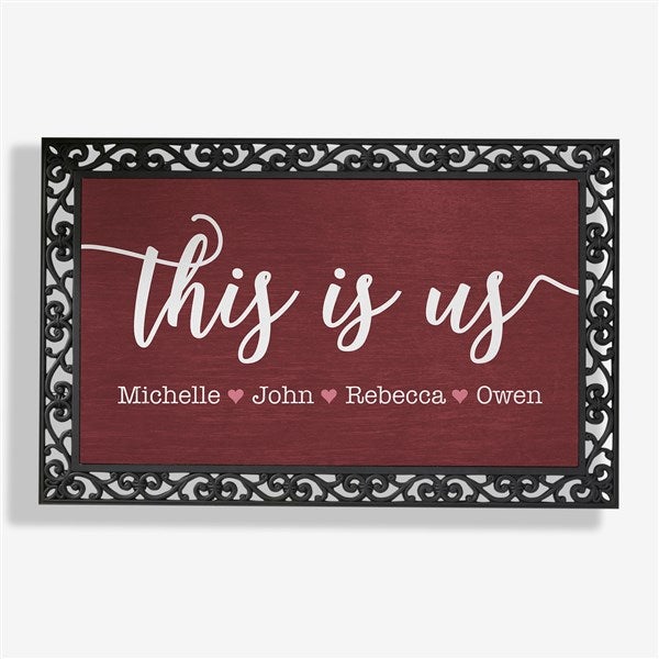 This is Us Personalized Doormats - 23594