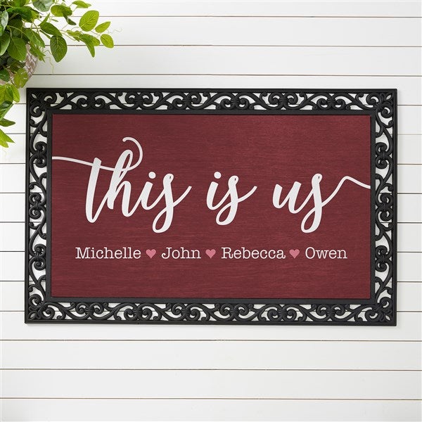 This is Us Personalized Doormats - 23594