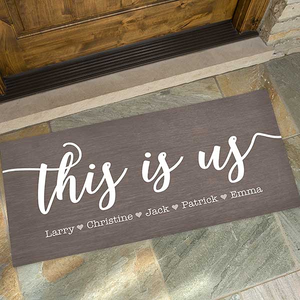 This is Us Personalized Doormats - 23594