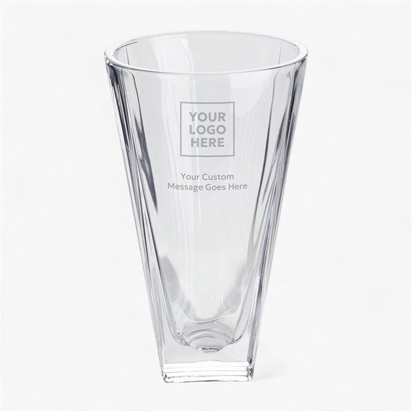 Retirement Vase - Personalized Crystal Vase - 23595