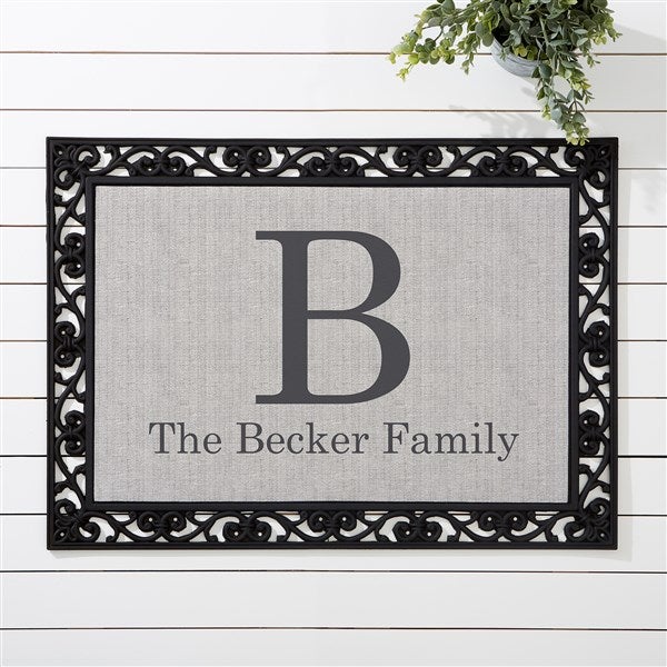 Modern Style Personalized Monogram Doormats - 23596