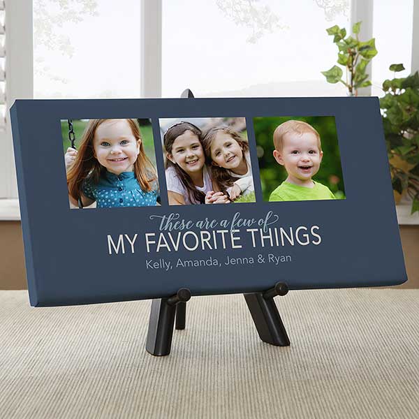 Personalized Photo Mini Canvas Print - My Favorite Things - 23598