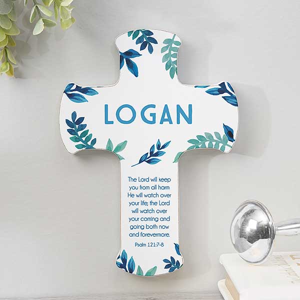 Wall Crosses Protect Me Personalized Wall Cross - 5x7