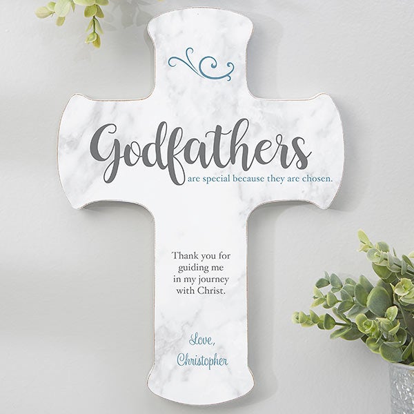Godparents Are Special Personalized Wall Cross Godparent Gift - 23630