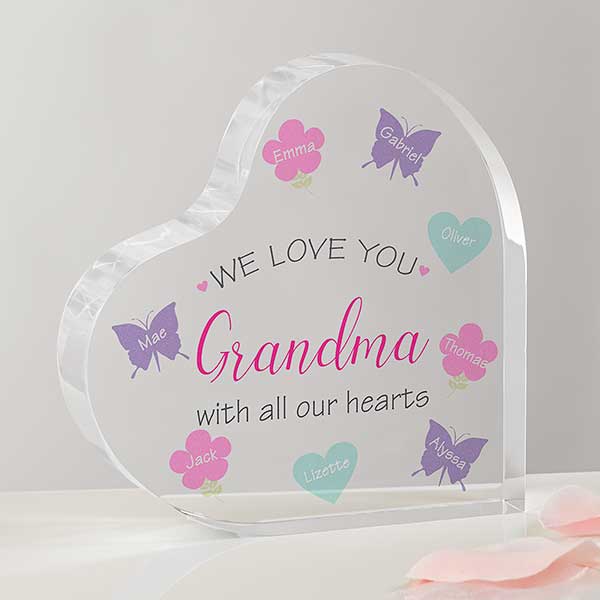 All Our Hearts Personalized Heart Keepsake Gift - 23684