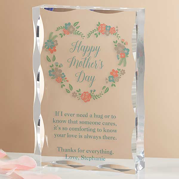 Happy Mother's Day Personalized Acrylic Keepsake - 23690