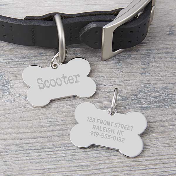 Free Engraving Marble Dog Tags, Personalized Collar Dog Tag, Free Engraving  Pet ID Tags, Custom Dog Tags, Aluminum Tags for Dog, Collar Pet Tags, with