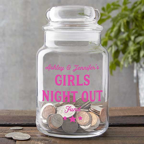 Personalized Night Out Fund Money Jar - 23746