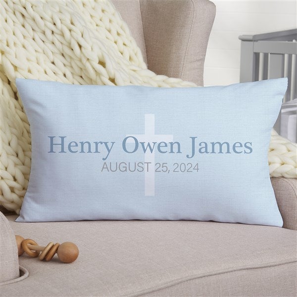 Personalized Throw Pillows - Christening Day - 23767