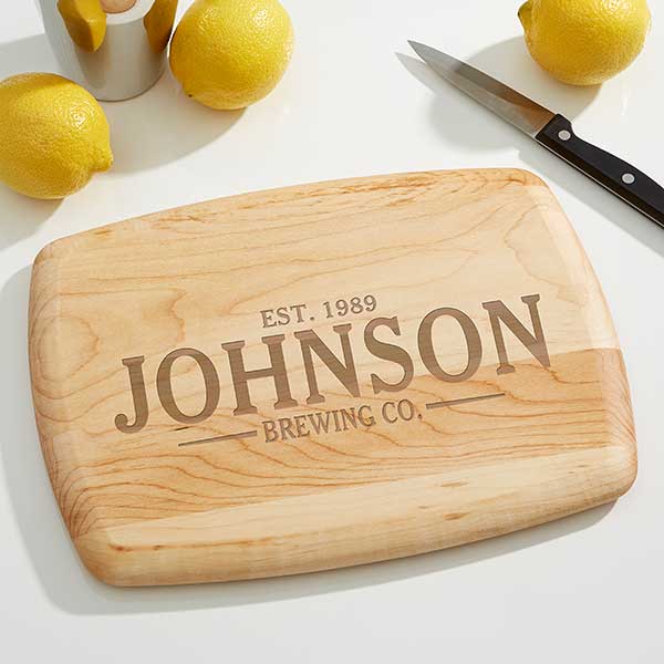 Brewing Co. Personalized Bar Cutting Board - 23799