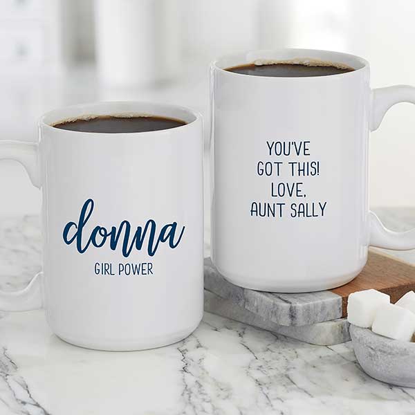 Scripty Style Personalized Coffee Mugs - 23818
