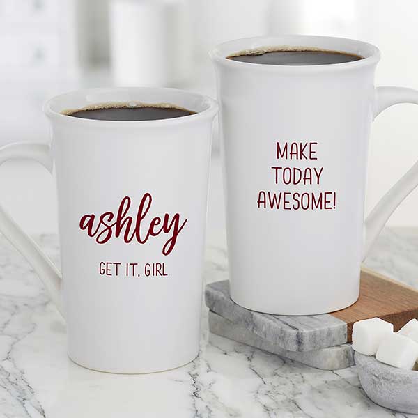 Scripty Style Personalized Coffee Mugs - 23818
