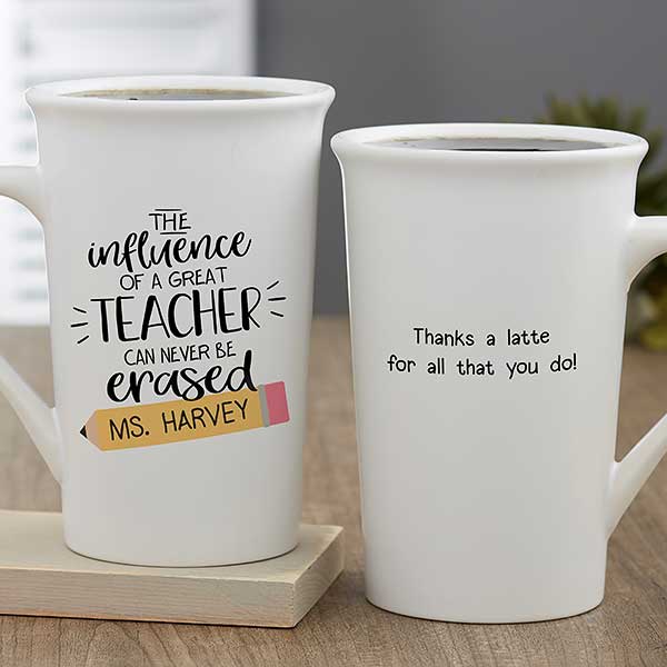 The Influence of a Great Teacher Personalized Teacher Mugs - 23820