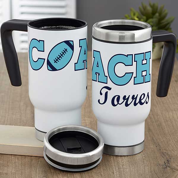 Sports Coach Personalized Travel Mug - 23832