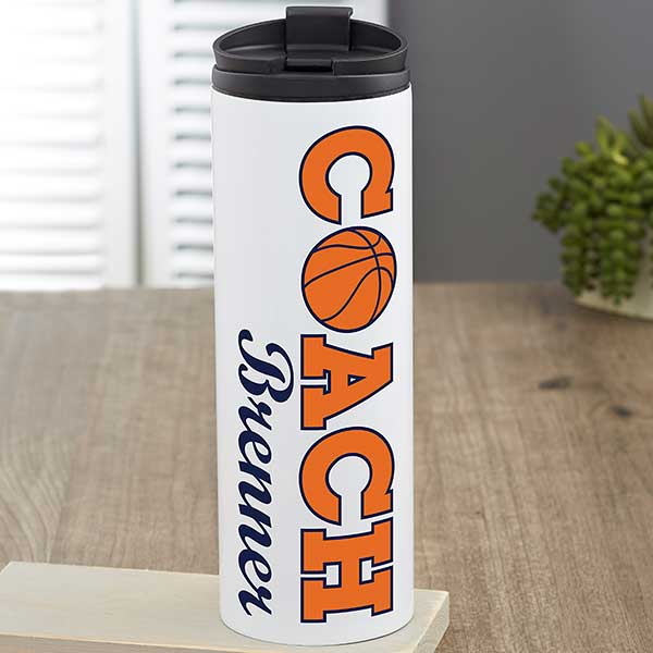 Sports Coach Personalized Travel Tumbler - 23840