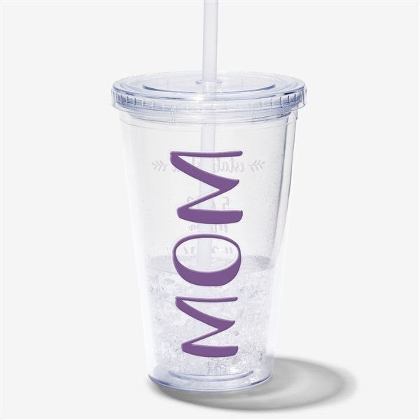 Mom Established Personalized 17 oz Acrylic Insulated Tumbler - 23847