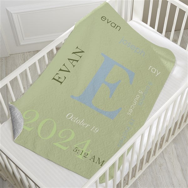 Personalized Baby Blankets - All About Baby Boy - 23857