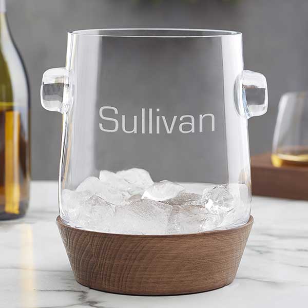 glass wine cooler bucket