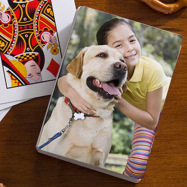 Personalized Photo Playing Cards - Pet Photo - 23869