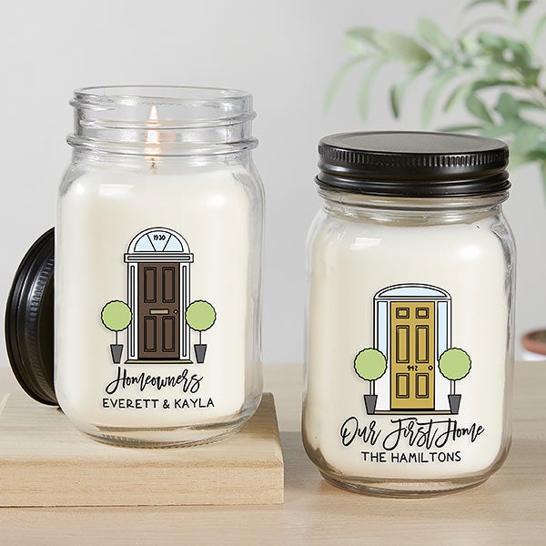 Personalized Housewarming Candle - Our First Home - 23891