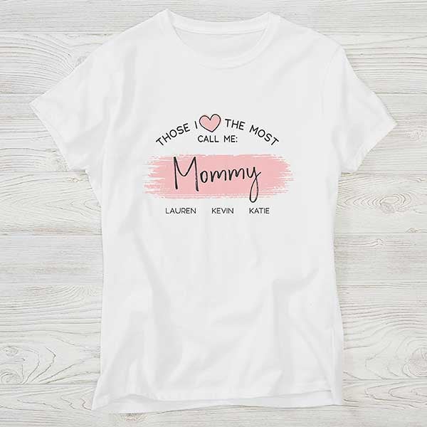 Personalized Apparel for Her - My Favorite People Call Me... - 23896