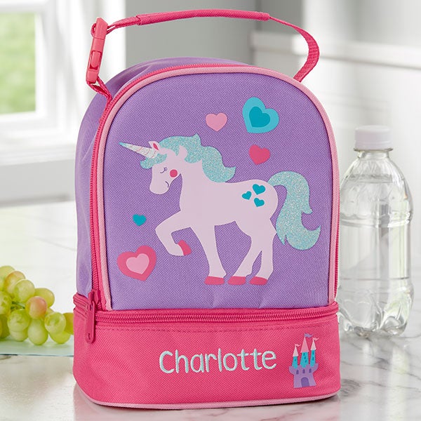 Personalized Unicorn Lunch Bag by Stephen Joseph - 23936