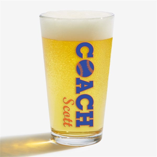 Personalized Coach Beer Glasses - 24016