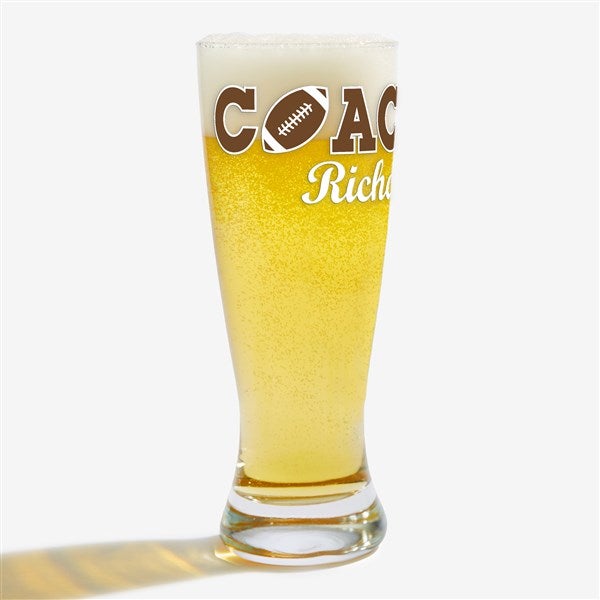 Personalized Coach Beer Glasses - 24016