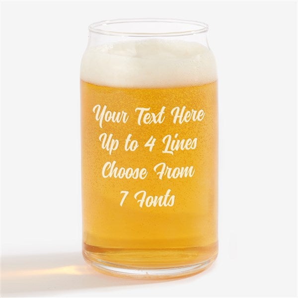 Personalized Beer Glasses - Add Any Text - 24174
