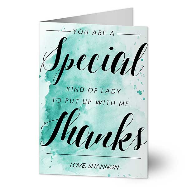 Special Kind of Lady Personalized Mother's Day Greeting Card - 24180