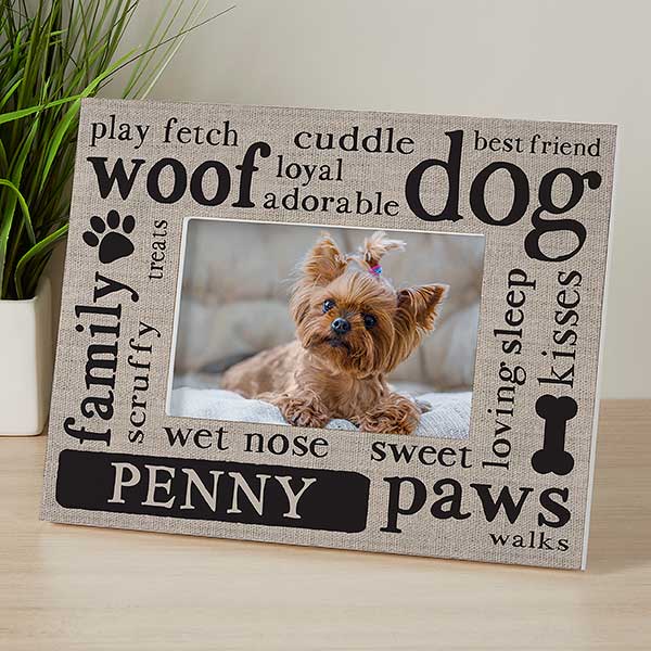 Happy Dog Personalized Dog Picture Frames - 24231