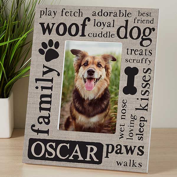 Happy Dog Personalized Dog Picture Frames - 24231