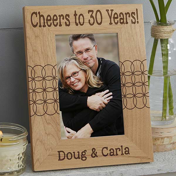 Love Personalized Glass Vertical 4 X 6 Photo frame