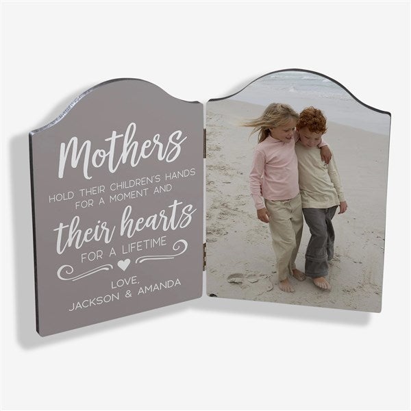 Mothers Hold Their Child's Hand Personalized Photo Plaque - 24282