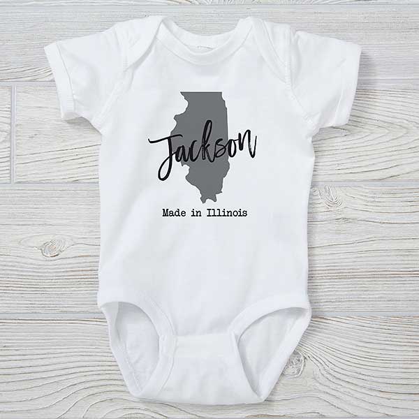 Custom Toddler T-Shirt State Valentines Love Cotton Boy & Girl Clothes