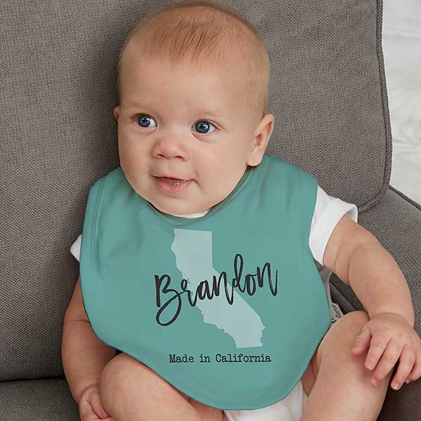 State Pride Personalized Bandana Bibs