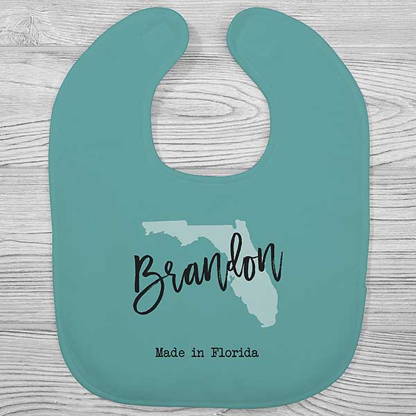 State Pride Personalized Baby Bibs - 24408