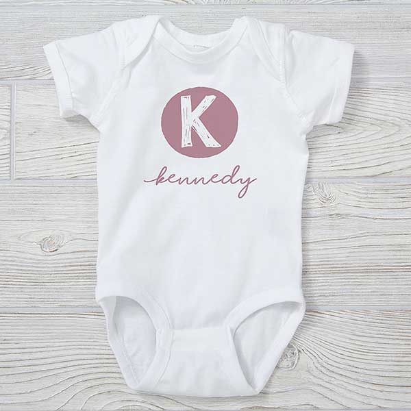 Girl's Name Personalized Baby Bodysuit