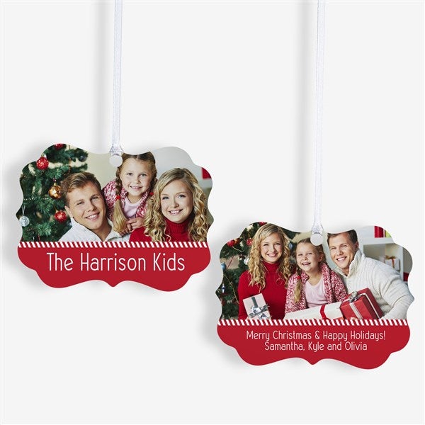 Holiday Memories Christmas Card Photo Ornament - 24508