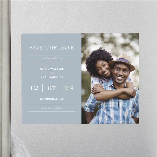 Save the Date For the Wedding Of... Personalized Cards & Magnets - 24534