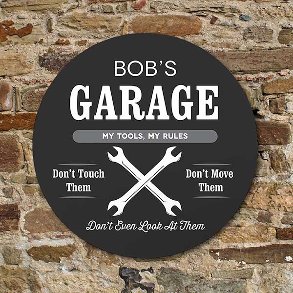 Dad's Garage Wall Sign