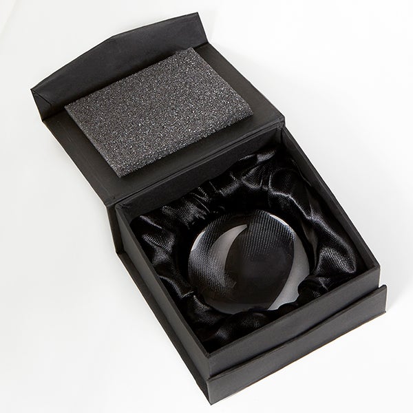 Personalized Crystal Prism Paperweight