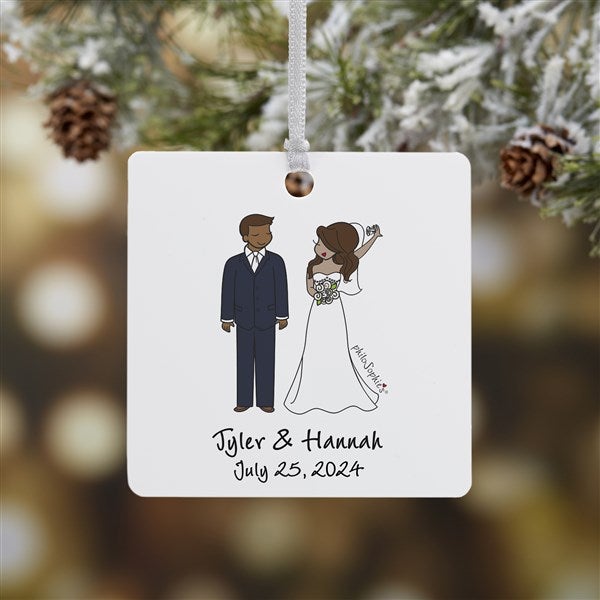 Wedding Couple Personalized Ornaments by philoSophie's - 24565