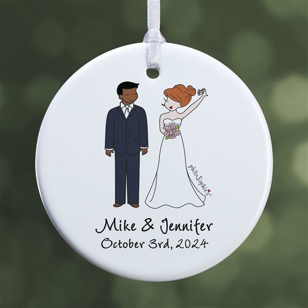 Wedding Couple Personalized Ornaments by philoSophie's - 24565